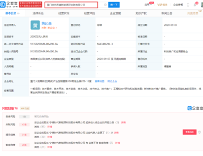 寧德時代在廈門成立新能源研究院,業務含新材料技術推廣