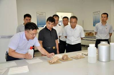 洛龍區(qū)區(qū)長張玉杰一行到炎黃科技園調(diào)研